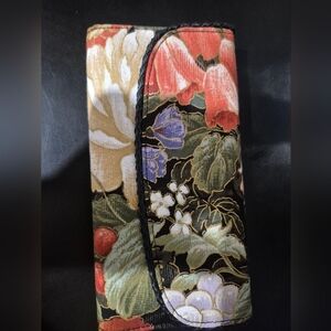 NEW Vintage Avon Oriental Blossoms Wallet ID Cards Cheque Organizer